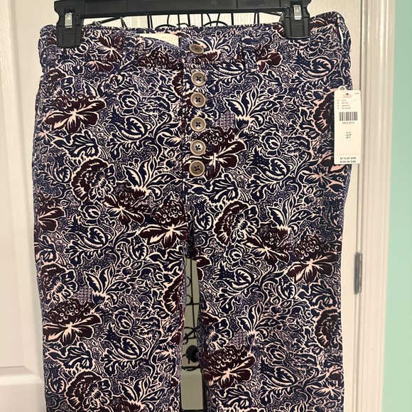 Pilcro High Rise Skinny Button-fly Corduroy Ankle Pant NWT Sz 27 - Picture 5 of 11